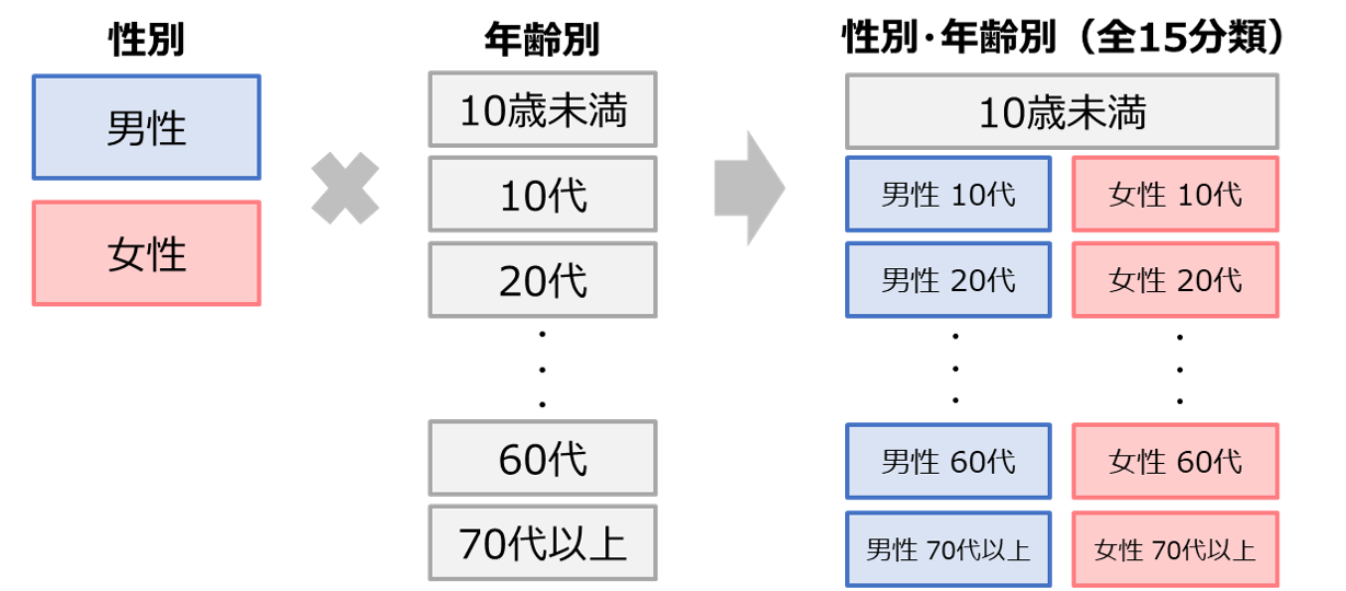 交通量AI 年齢・性別推定計測